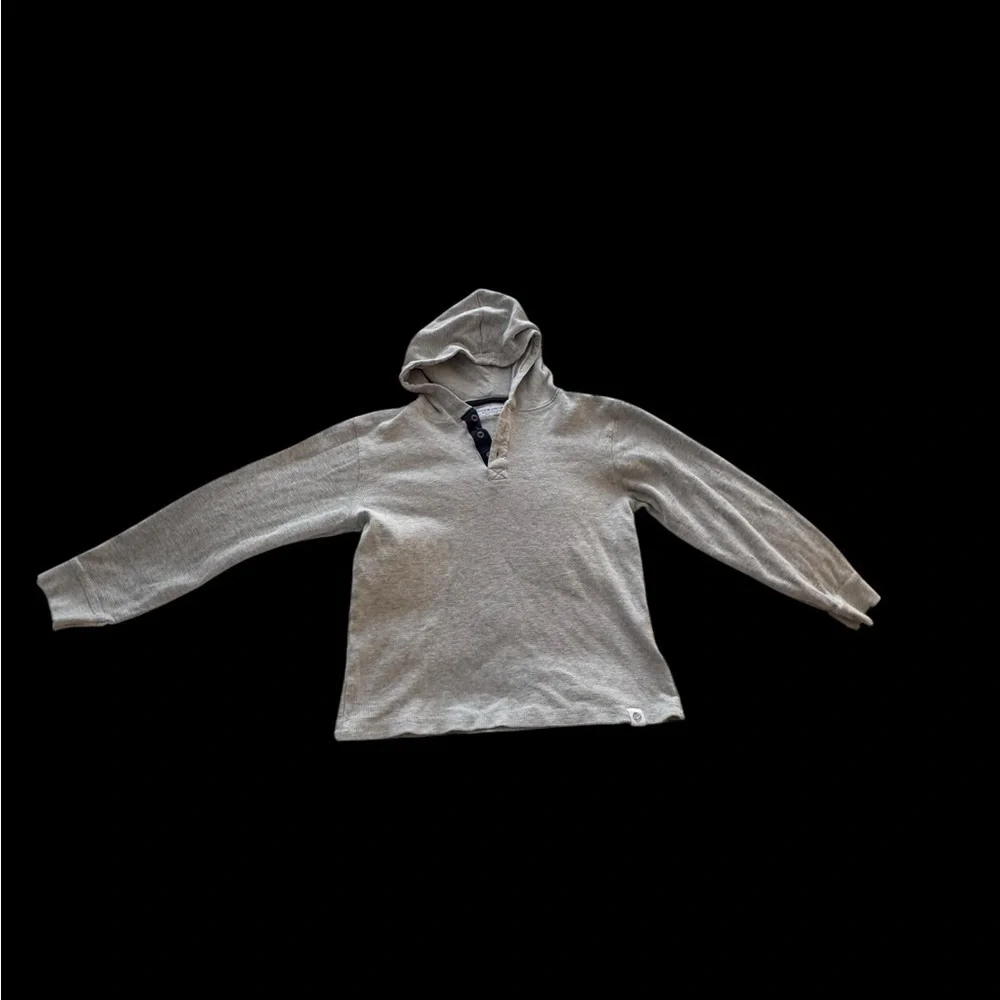 Free Planet Gray waffle  Pullover Hoodie - 10/12 k16